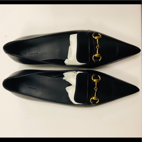 Classic Gucci pointy Flats/loafers - Picture 2 of 5